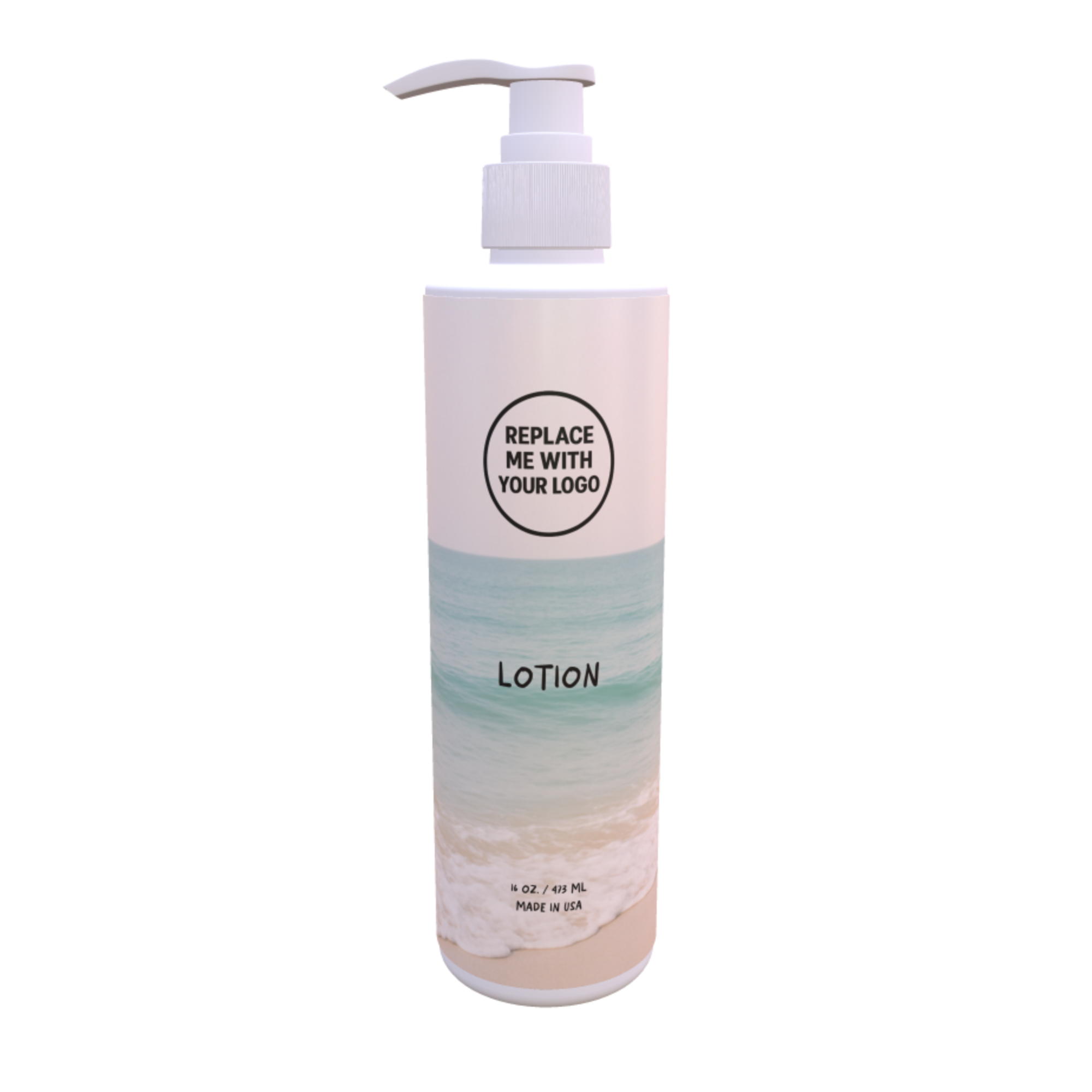Hand and Body Lotion | 16 oz. Recyclable HDPE Bottle with Pump | Made in the USA | Spa Quality Formulas | Paraben Free, Sulfate Free, Cruelty Free